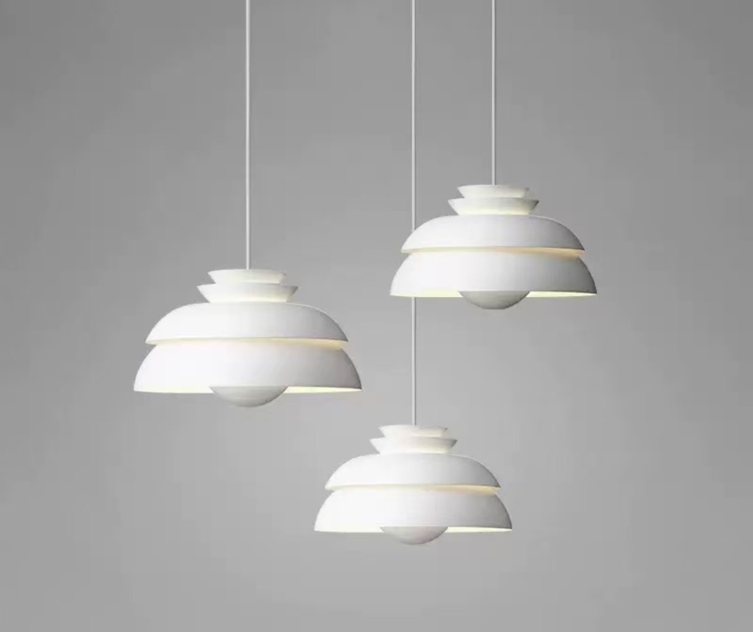 Two-tone Disc Pendant Light 004