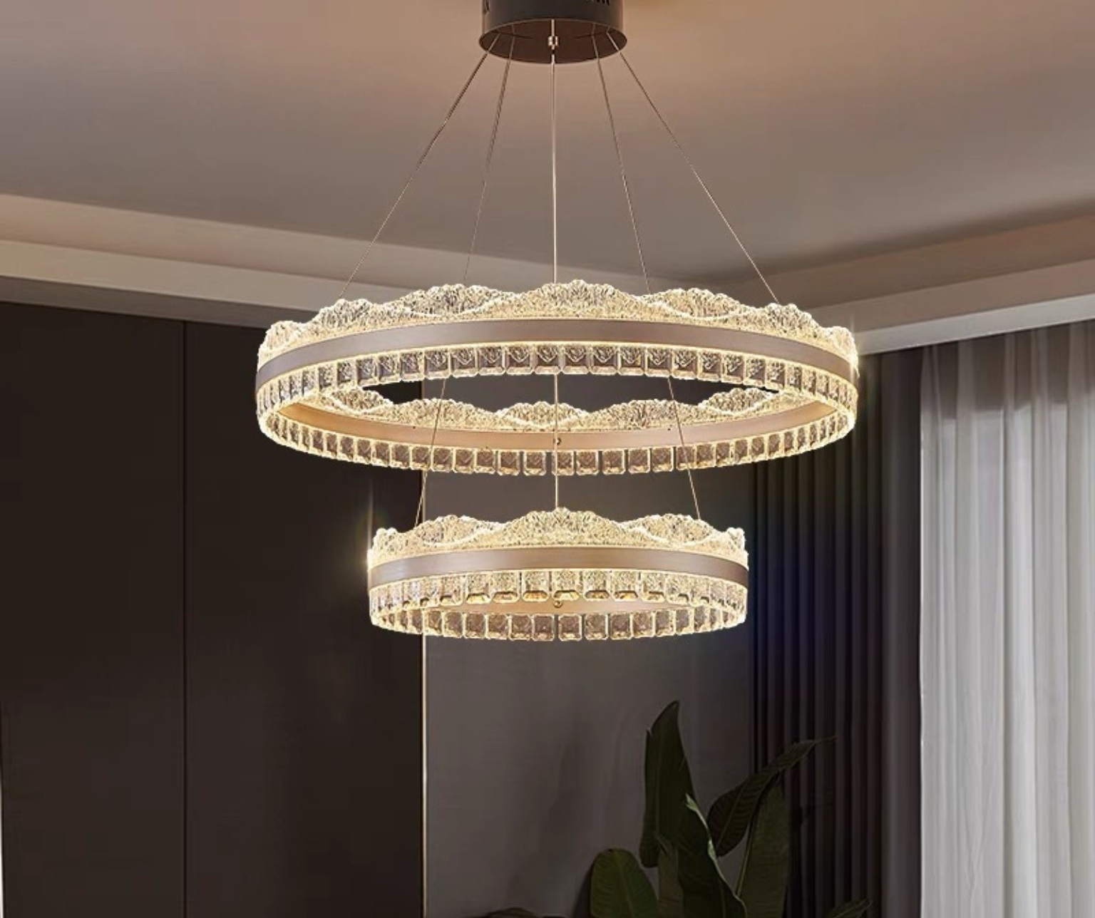 Two-tier Chandelier 023