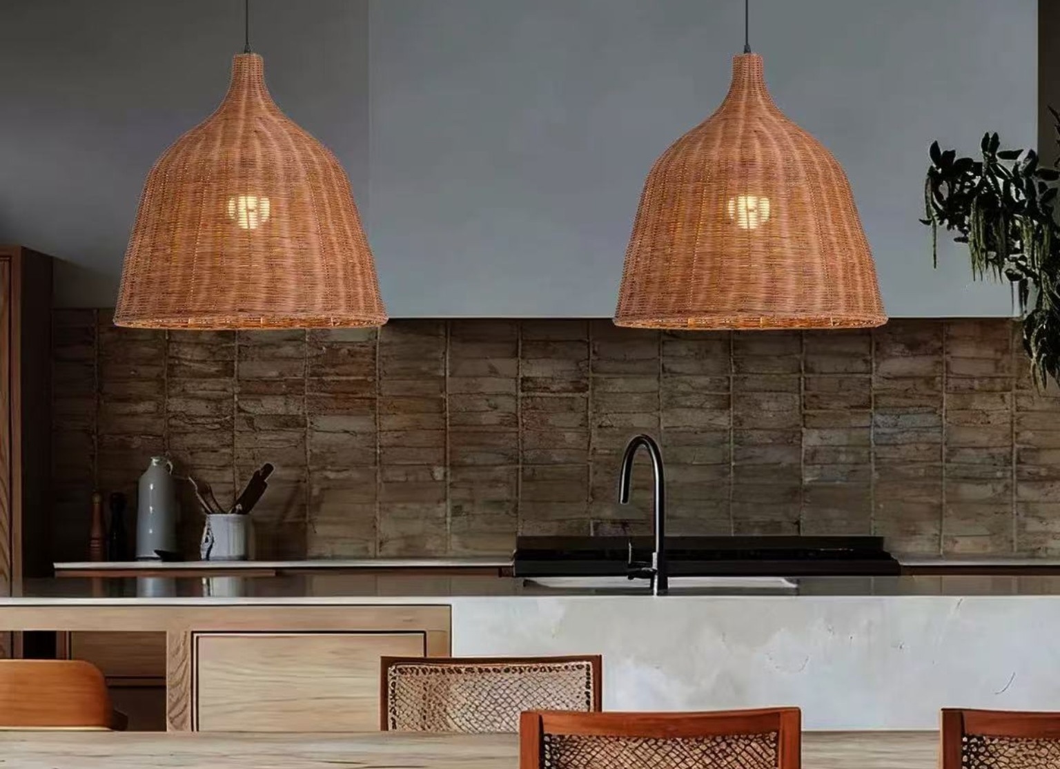 Textured Pendant Light 032