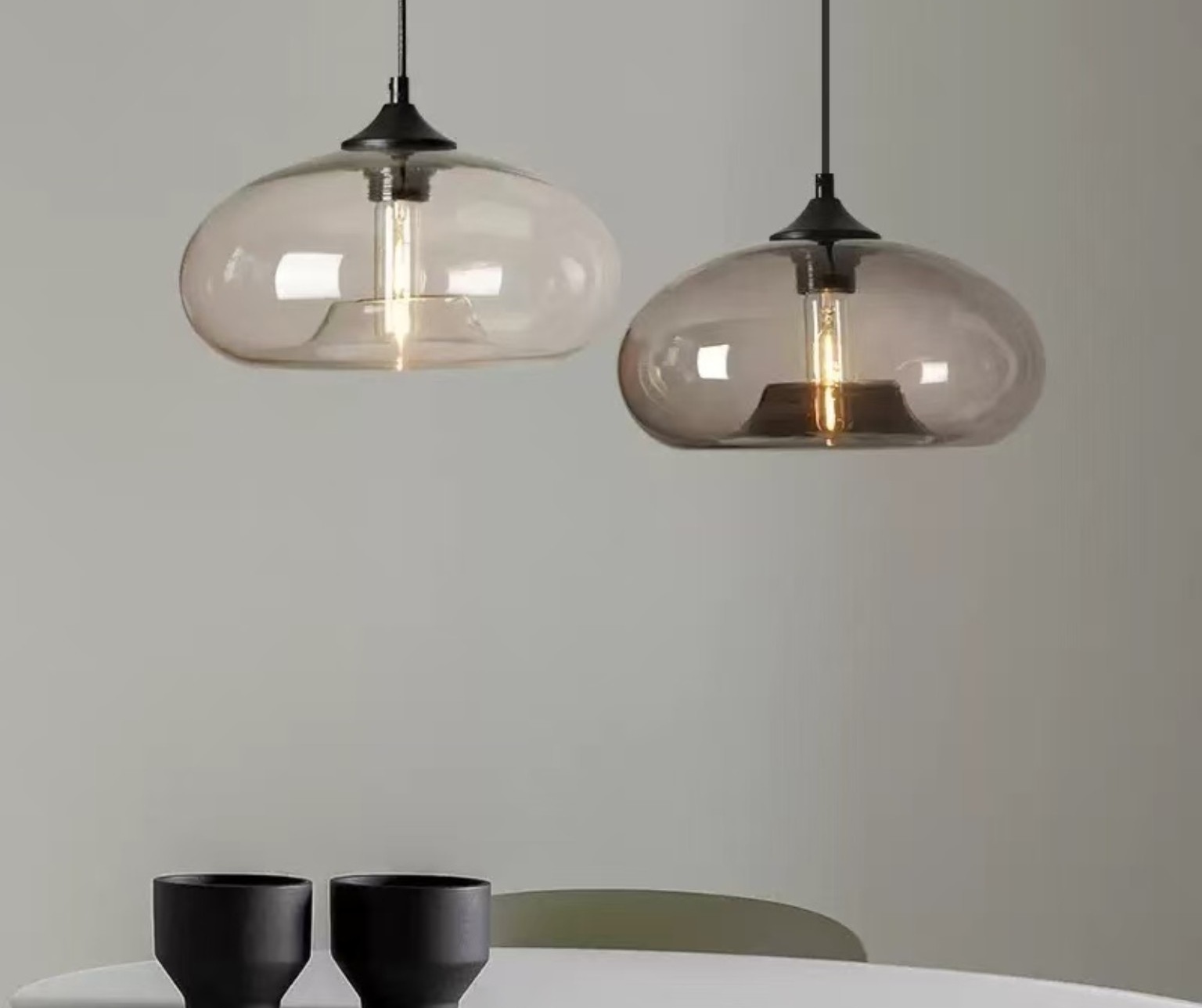 Frosted Globe Pendant Light 036