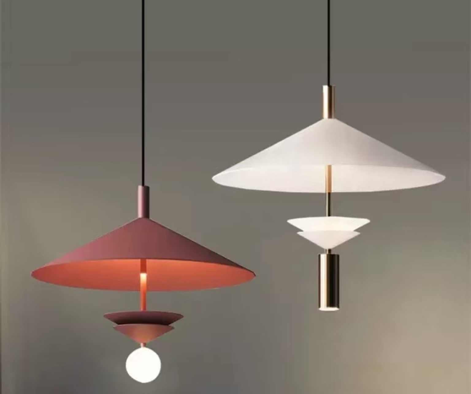 Amber Globe Pendant Light 057