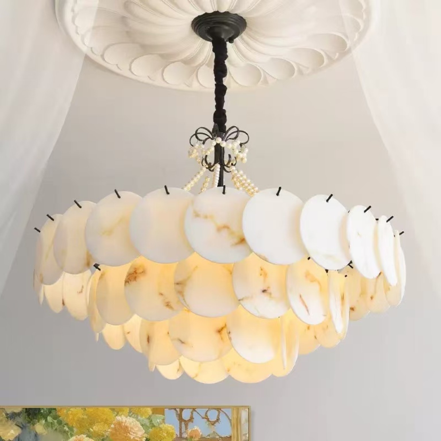 Soft Disc Chandelier 060