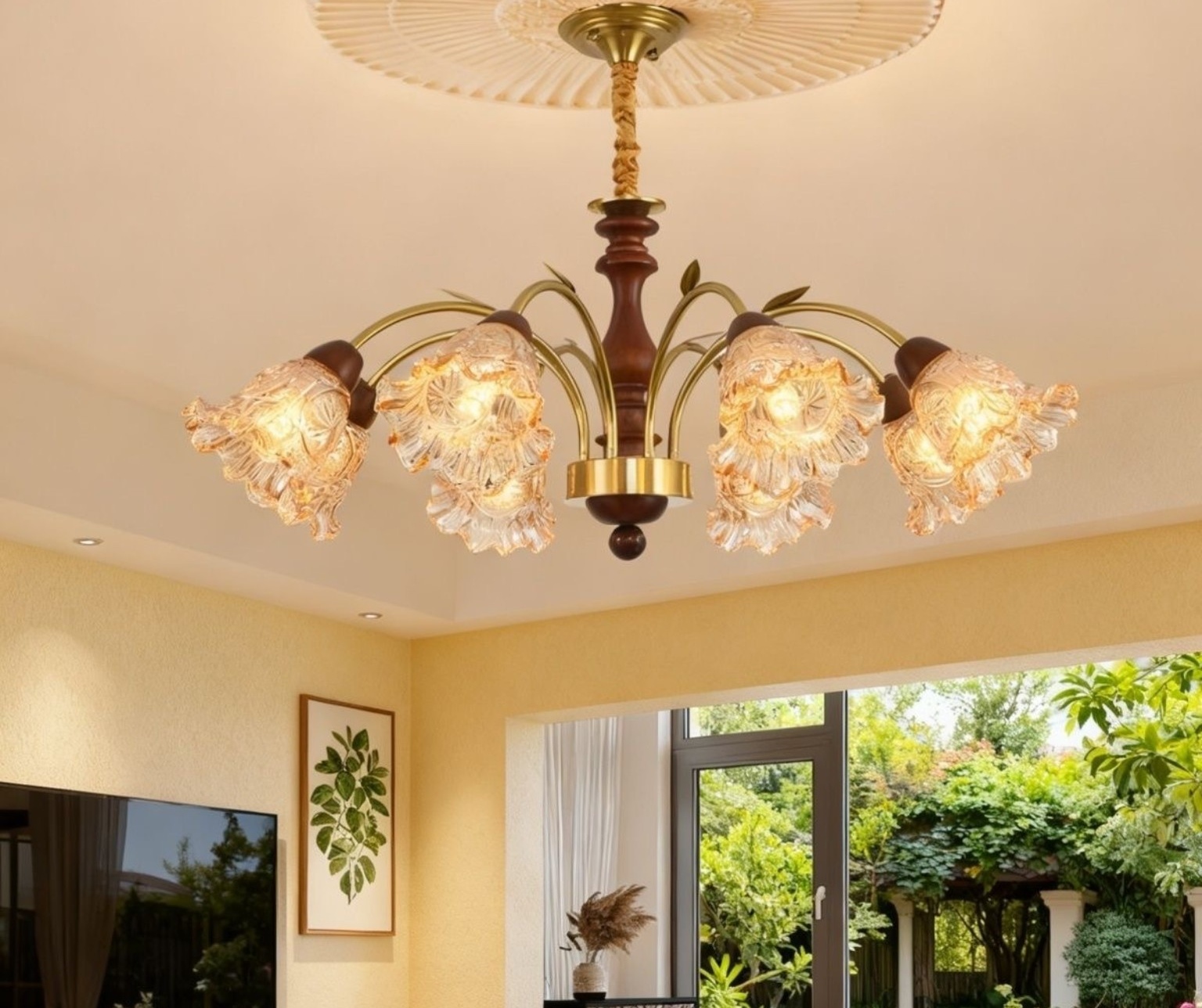 Floral Chandelier 092