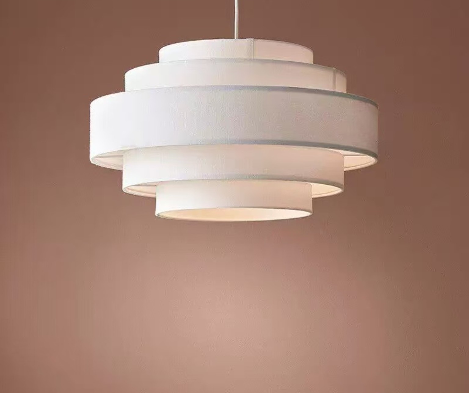 Layered Drum Pendant Light 093