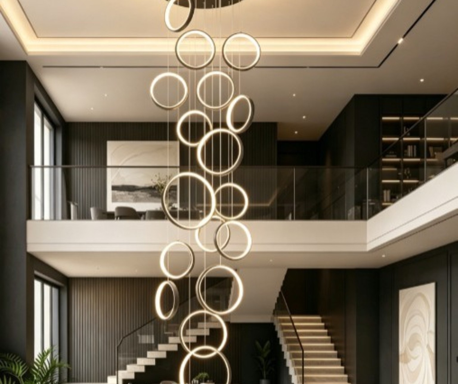 Staircase Pendant Light 096