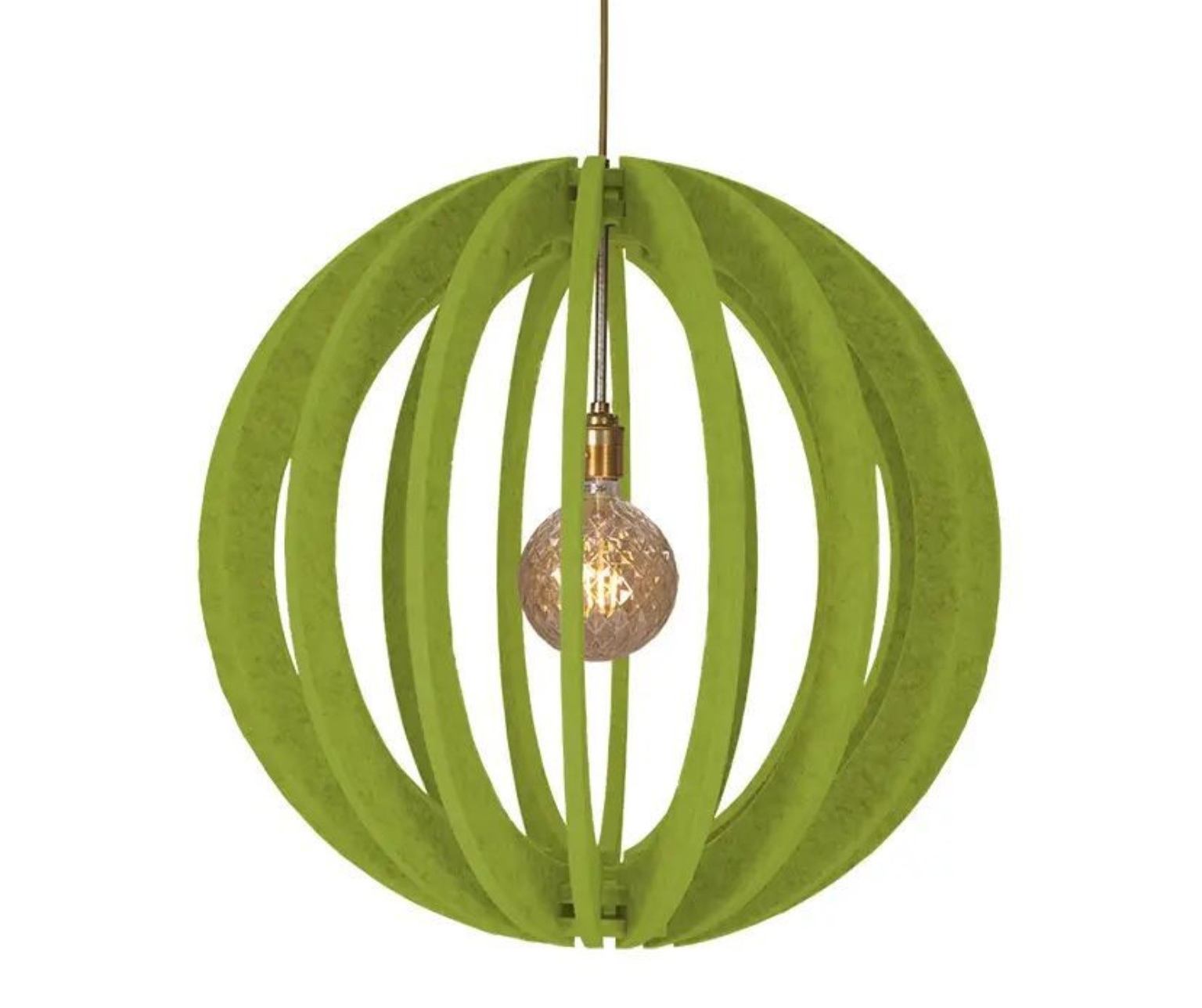 Green Sculptural Pendant Light 097