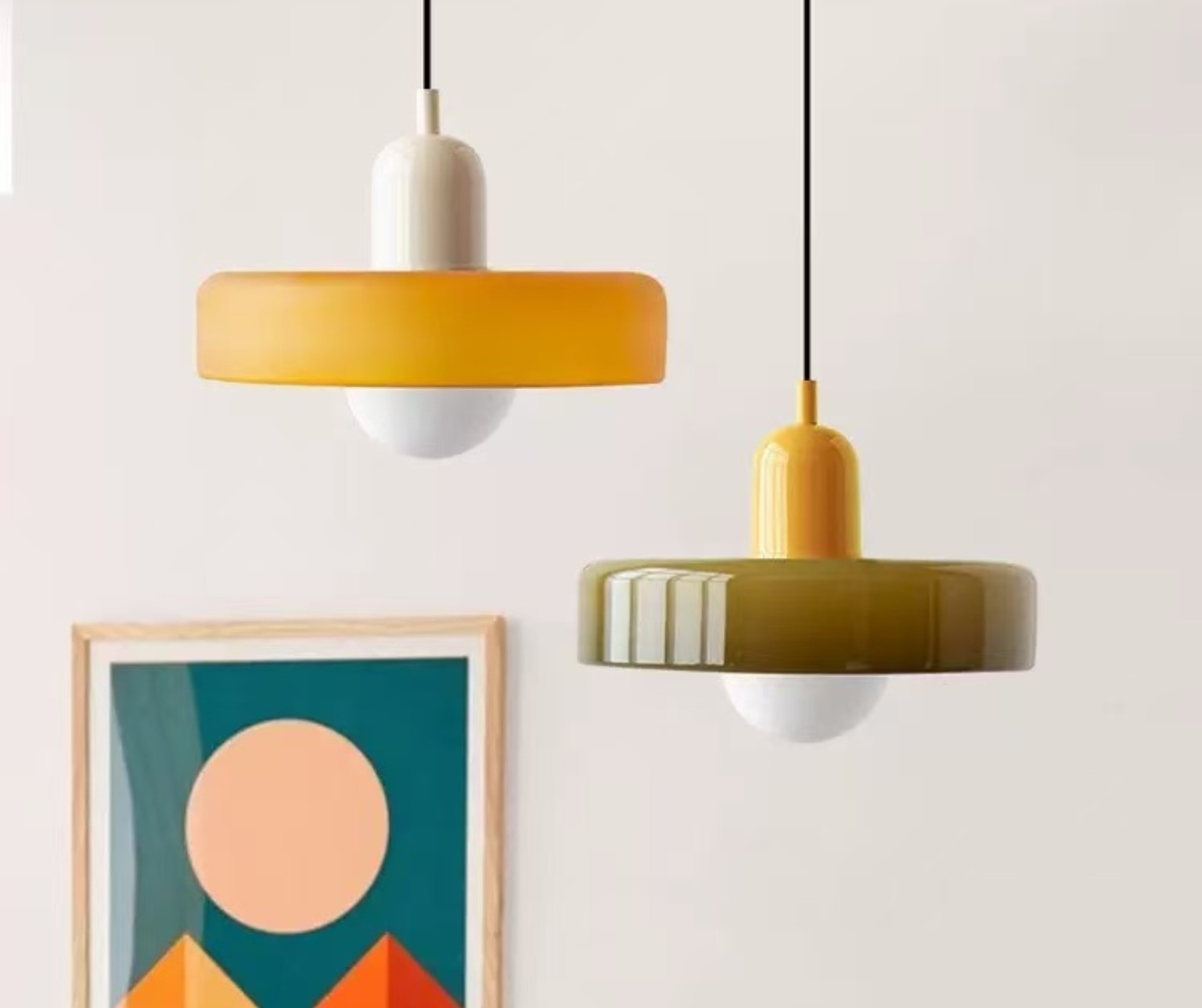 Color Disc Pendant Light 098