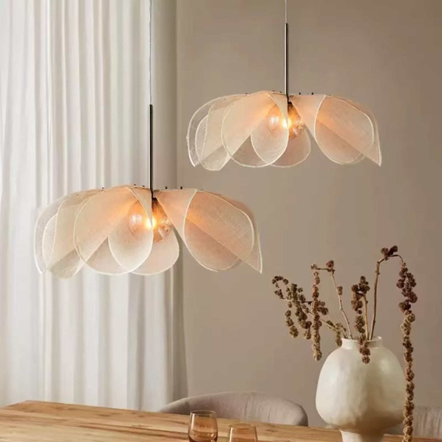Twin Petal Pendant Light 103